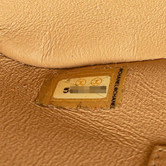 CHANEL Brown Caviar Leather Logo Tote Bag - Picture 11 of 13